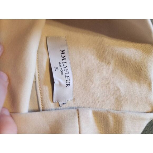 M.M. Lafleur The Shiloh Pant - Washable Ponte cream sz 0P - Picture 2 of 3